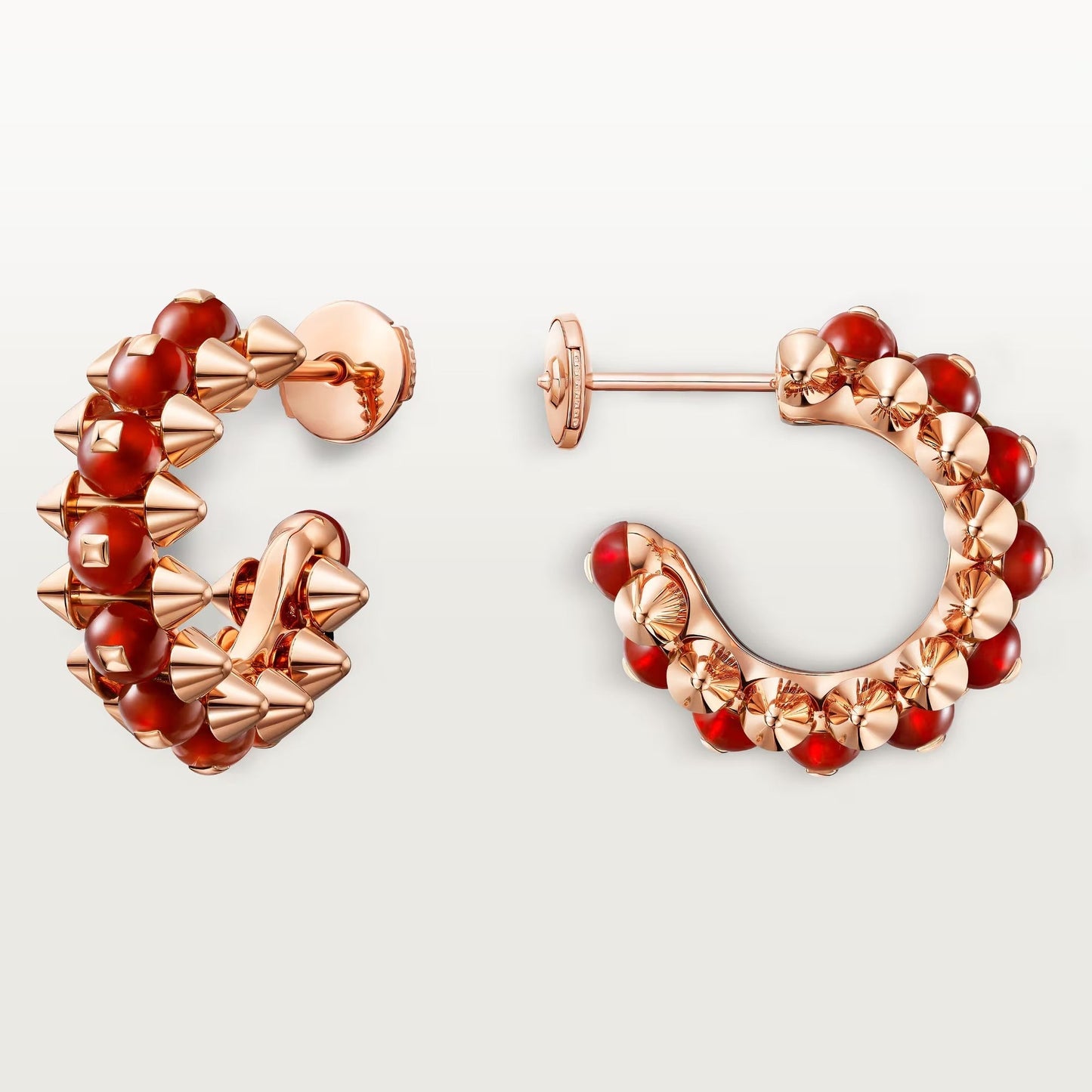 [Blue Tears Jewelry]CLASH 7.9MM AGATE CHALCEDONY EARRINGS