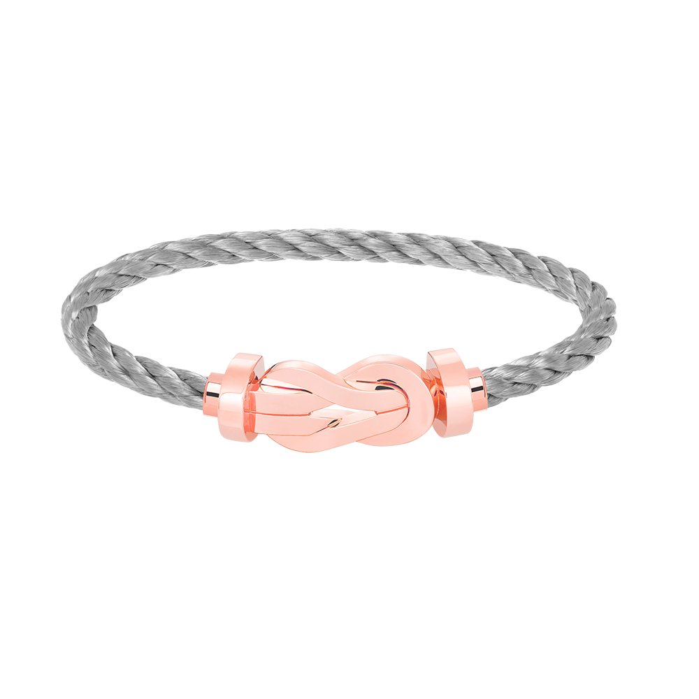 [BLUE TEARS]CHANCE LARGE 8 FIGURE BUCKLE NO DIAMOND BRACELET ROSE GOLD