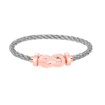 [BLUE TEARS]CHANCE LARGE 8 FIGURE BUCKLE NO DIAMOND BRACELET ROSE GOLD