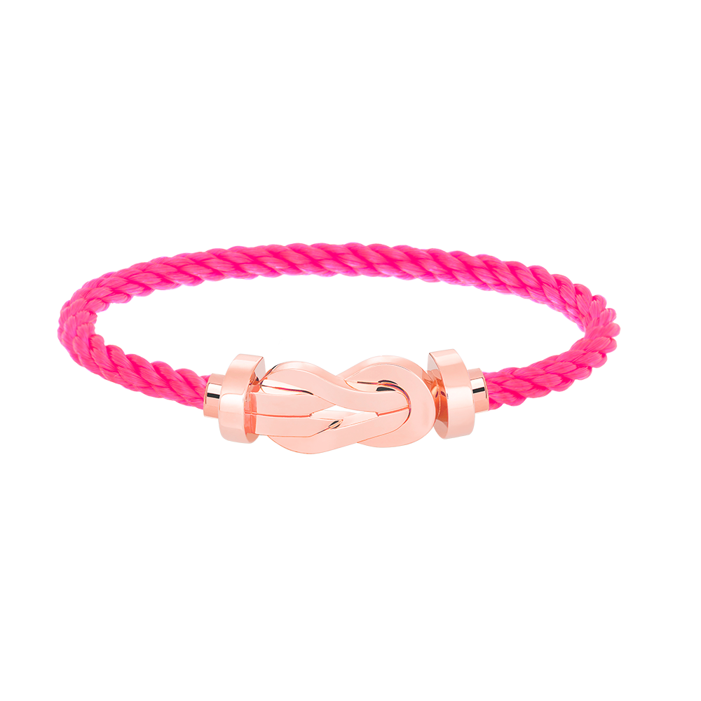 [BLUE TEARS]CHANCE LARGE 8 FIGURE BUCKLE NO DIAMOND BRACELET ROSE GOLD