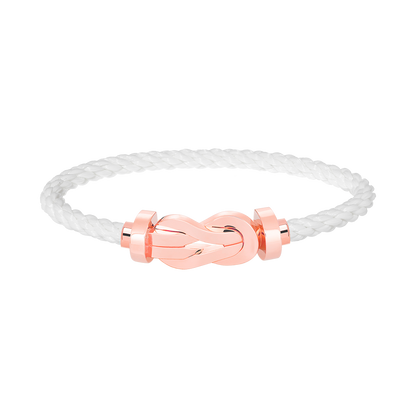 [BLUE TEARS]CHANCE LARGE 8 FIGURE BUCKLE NO DIAMOND BRACELET ROSE GOLD
