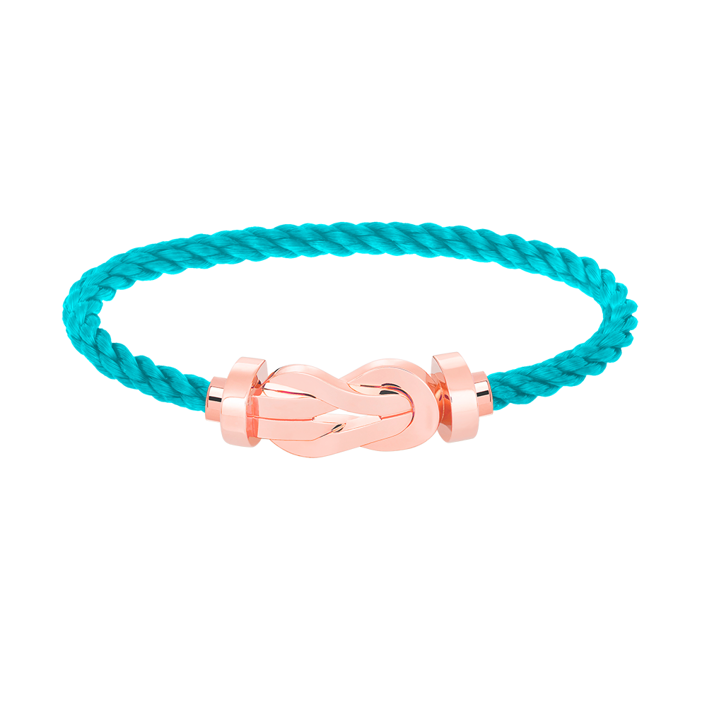 [BLUE TEARS]CHANCE LARGE 8 FIGURE BUCKLE NO DIAMOND BRACELET ROSE GOLD