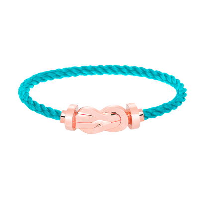 [BLUE TEARS]CHANCE LARGE 8 FIGURE BUCKLE NO DIAMOND BRACELET ROSE GOLD