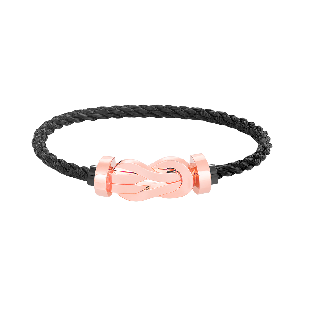 [BLUE TEARS]CHANCE LARGE 8 FIGURE BUCKLE NO DIAMOND BRACELET ROSE GOLD