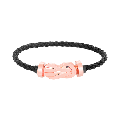 [BLUE TEARS]CHANCE LARGE 8 FIGURE BUCKLE NO DIAMOND BRACELET ROSE GOLD