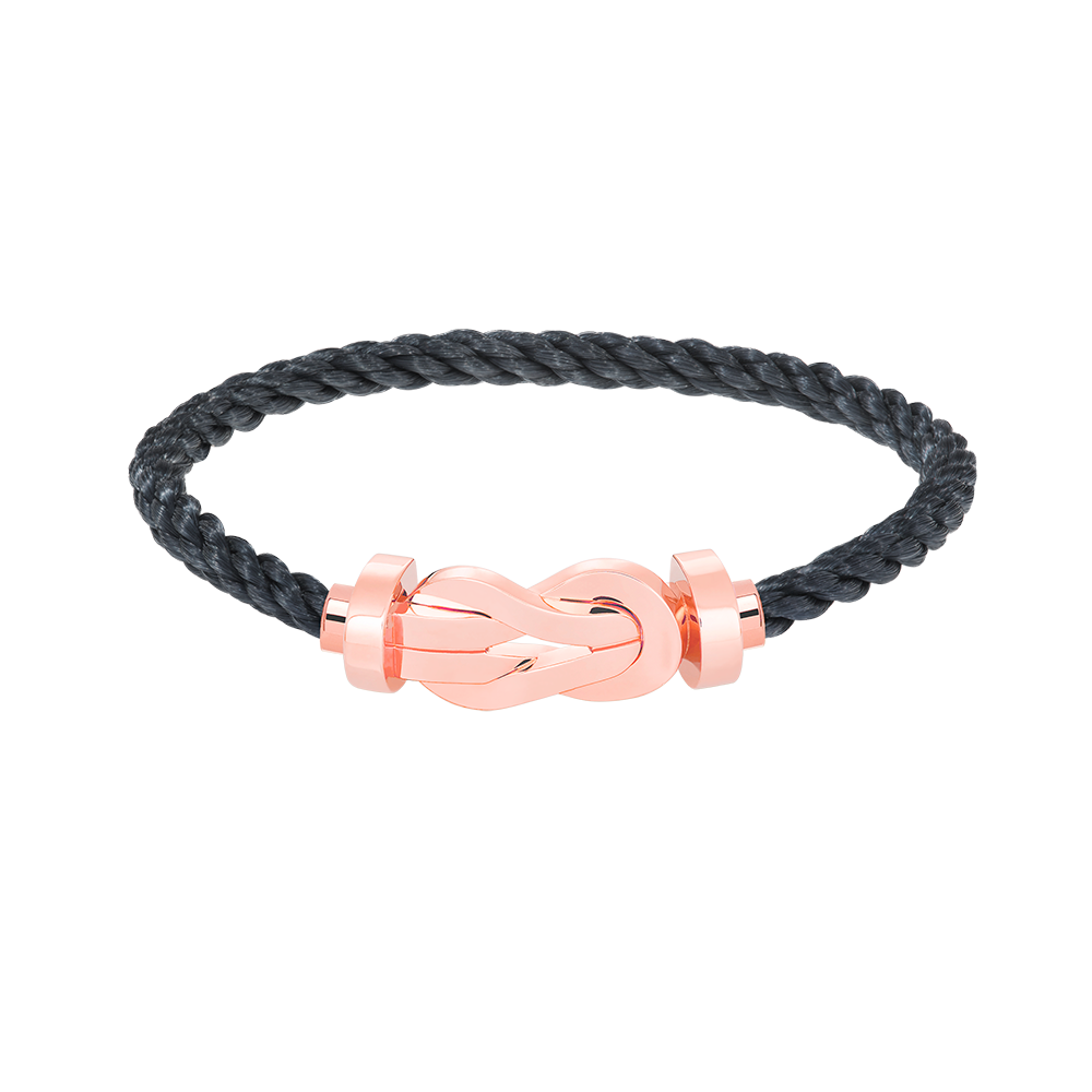 [BLUE TEARS]CHANCE LARGE 8 FIGURE BUCKLE NO DIAMOND BRACELET ROSE GOLD
