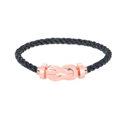 [BLUE TEARS]CHANCE LARGE 8 FIGURE BUCKLE NO DIAMOND BRACELET ROSE GOLD