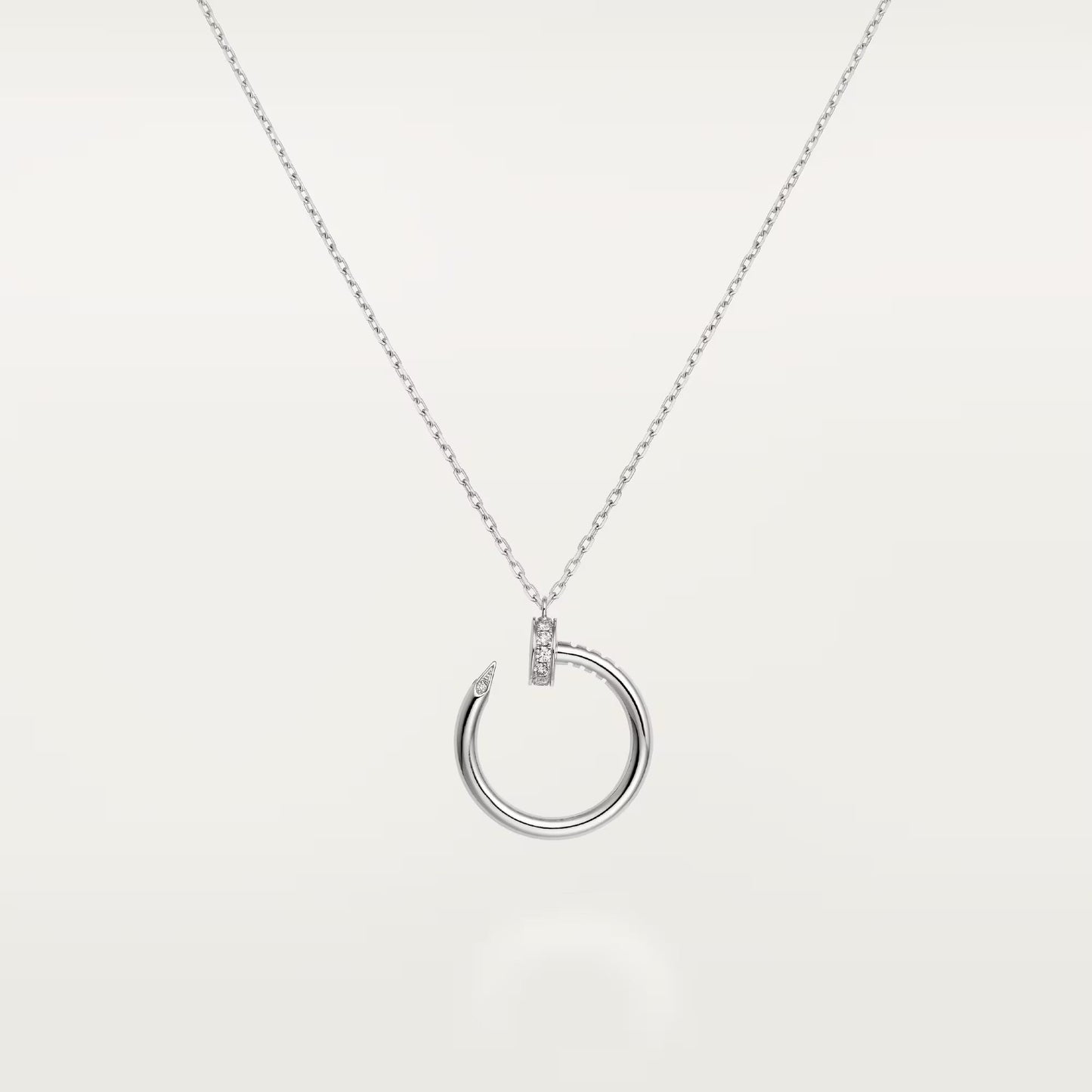 [Blue Tears Jewelry]JUSTE NECKLACE HALF DIAMOND