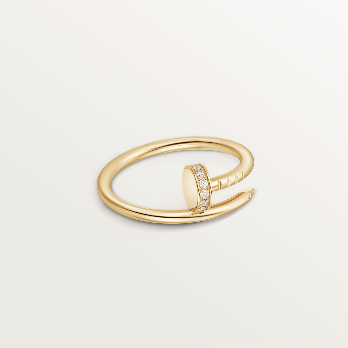 [Blue Tears Jewelry]JUSTE 1.8MM HALF DIAMOND RING