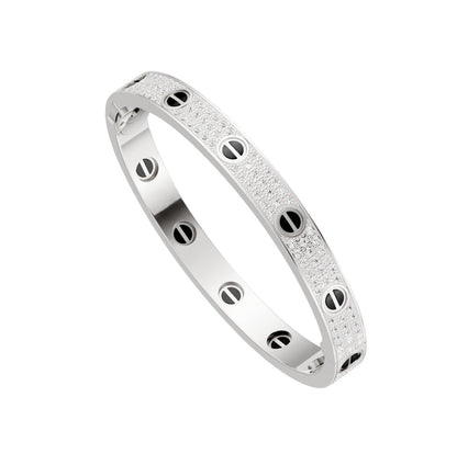 [Blue Tears Jewelry]LOVE BRACELET 6.1MM DIAMOND-PAVED CERAMIC