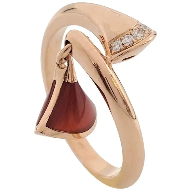 [BLAUE TRÄNEN]DREAM RING ROTGOLD