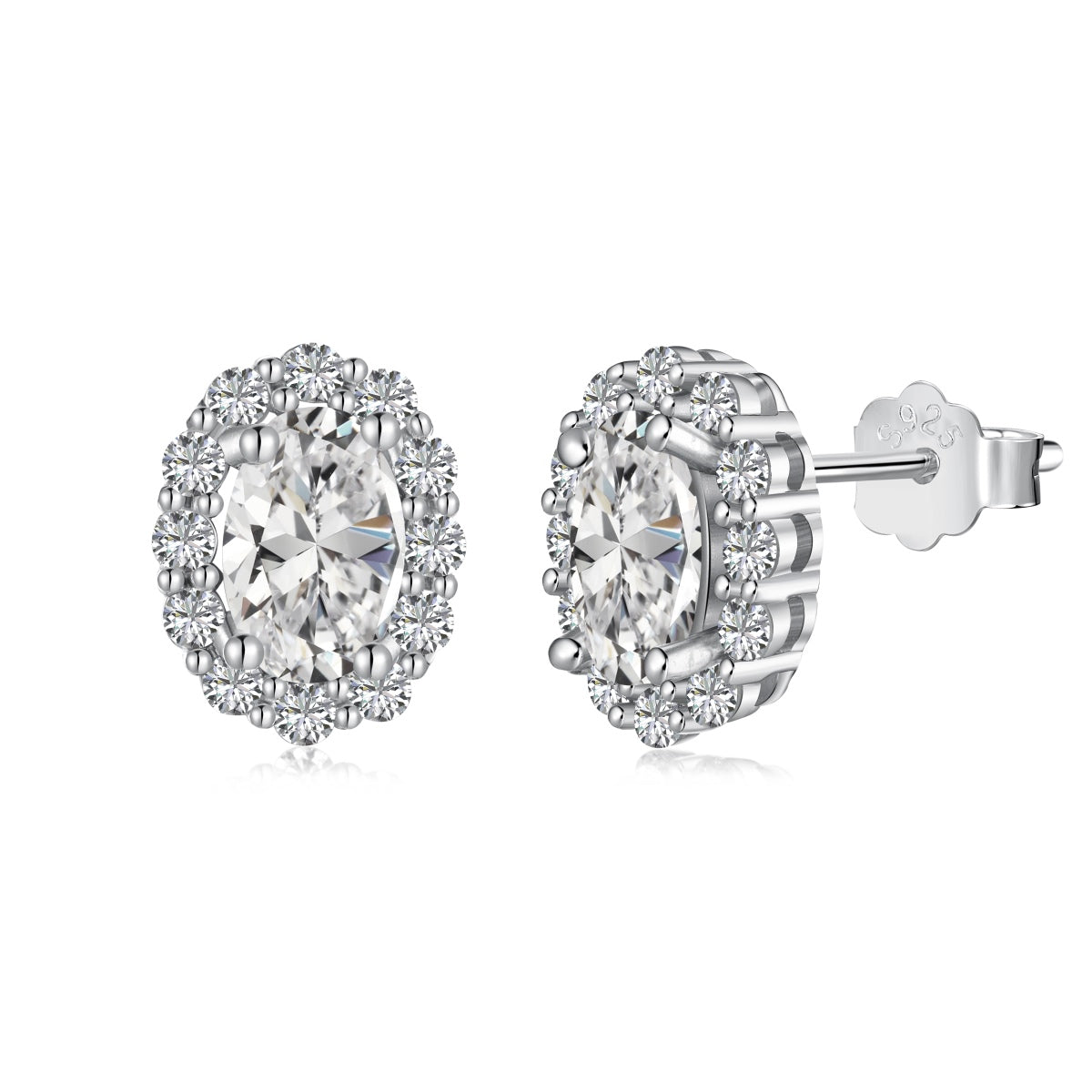 [Nova Jewelry]Delicate Unique Oval Cut Daily Earrings