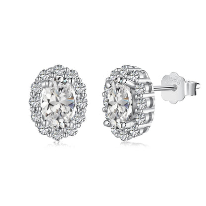 [Nova Jewelry]Delicate Unique Oval Cut Daily Earrings