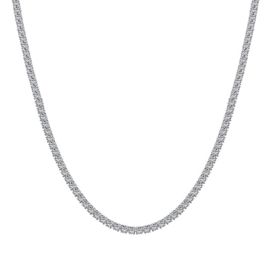 [Nova Jewelry]Delicate Round Shape Tennis Necklace
