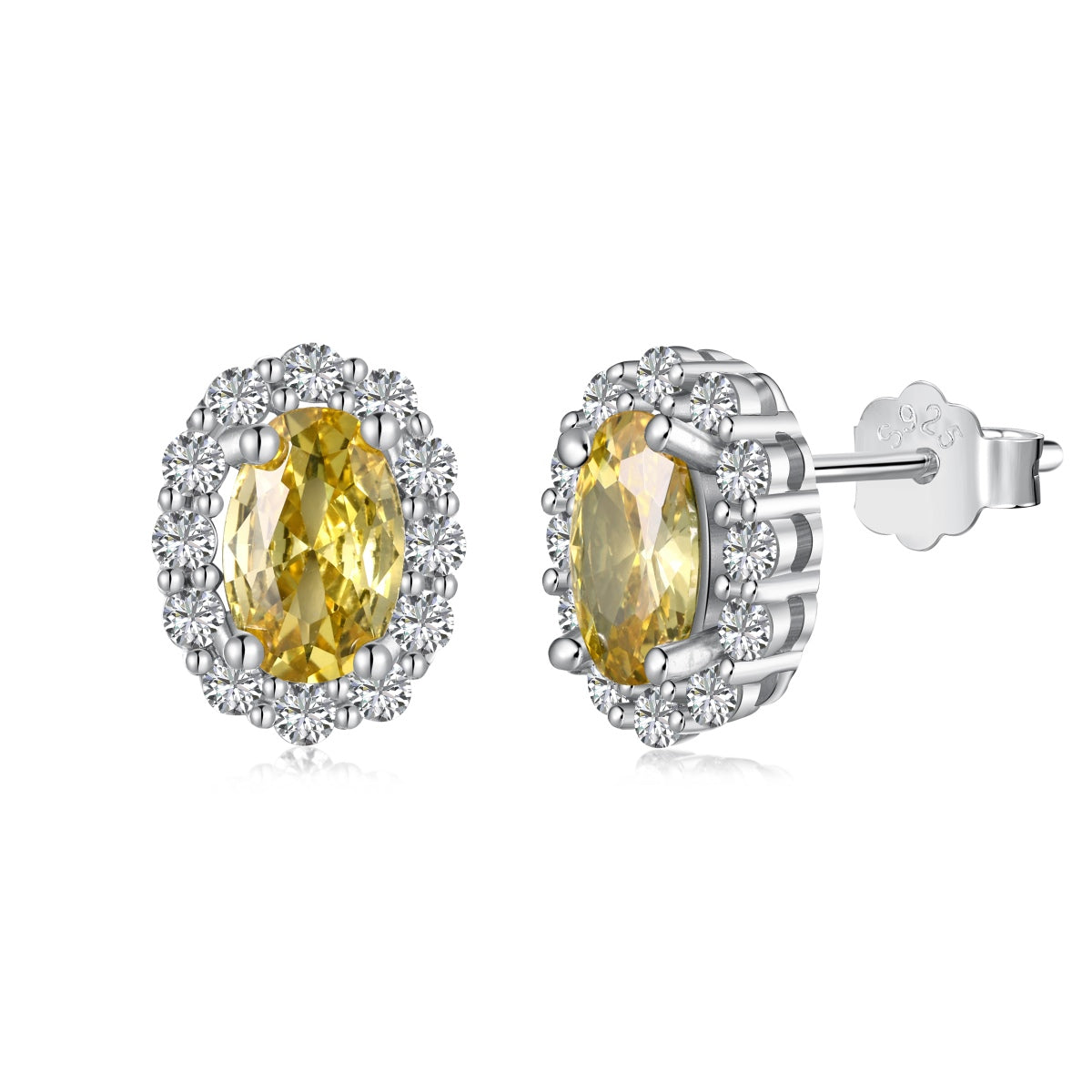 [Nova Jewelry]Delicate Unique Oval Cut Daily Earrings