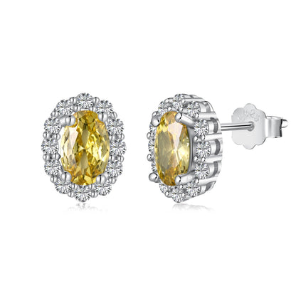 [Nova Jewelry]Delicate Unique Oval Cut Daily Earrings