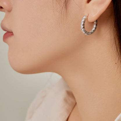 [Nova Jewelry]Unique Round Cut Daily Earrings