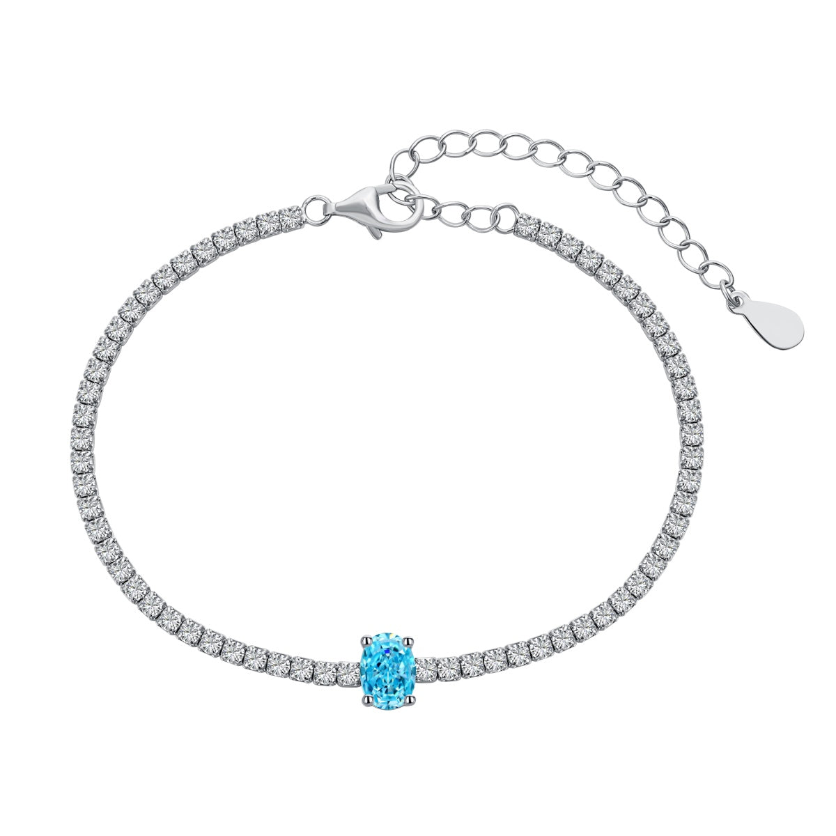 [Nova Jewelry]0.75 Carat Exquisite Oval Cut Daily Bracelet