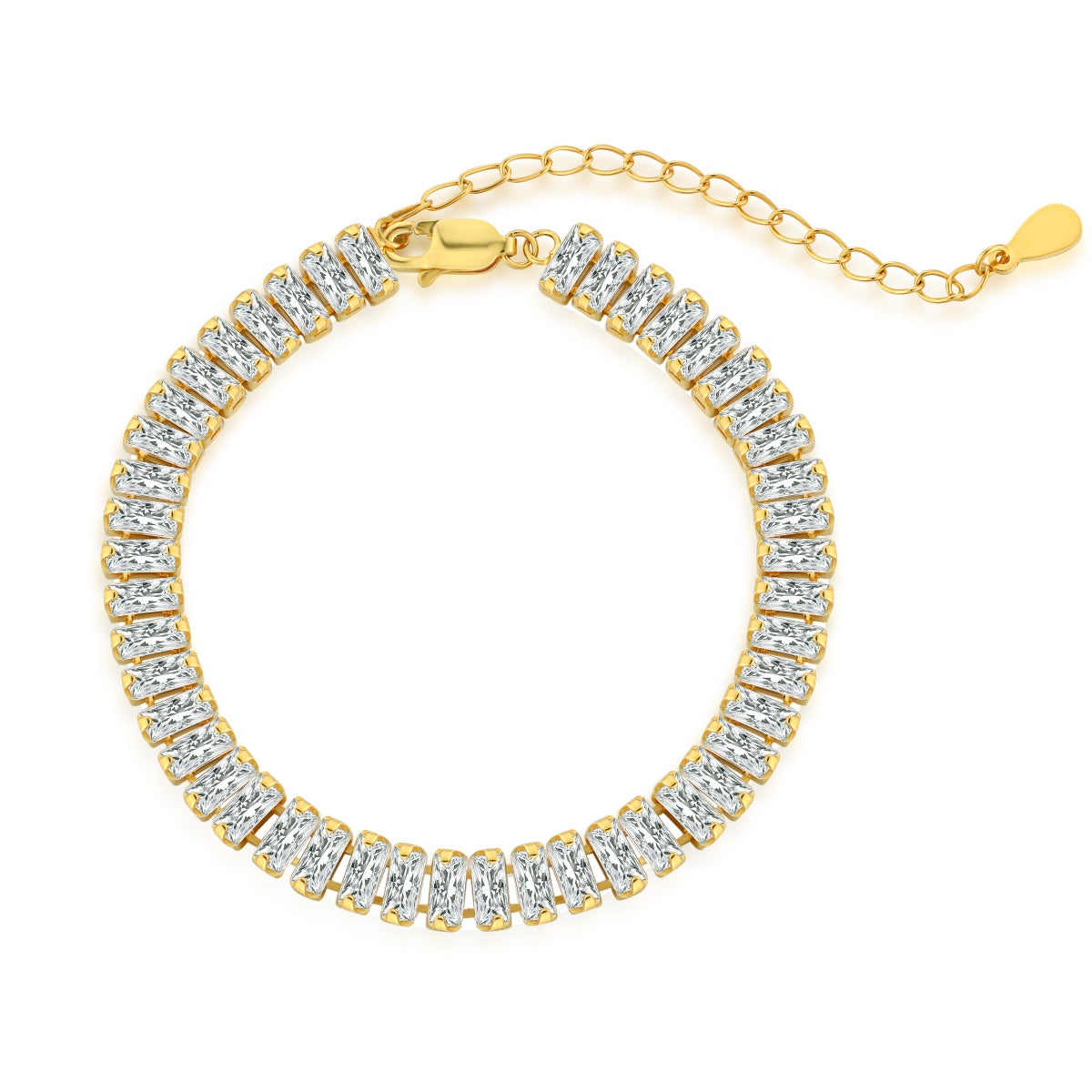 [Nova Jewelry]Exquisite Emerald Cut Daily Bracelet