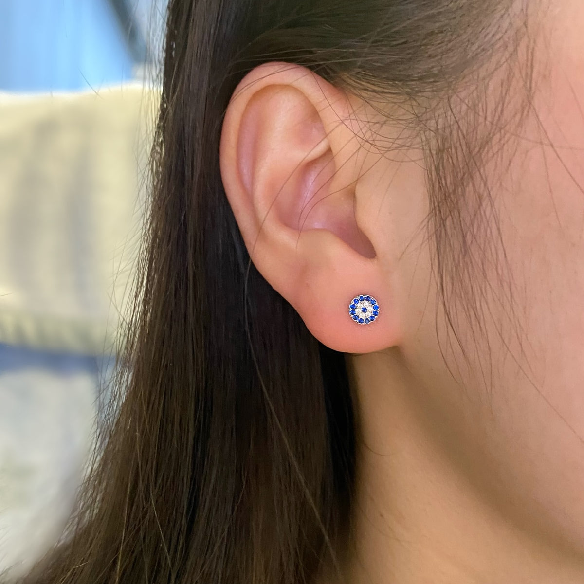[Nova Jewelry]Devil's Eye Ear Bone Nail Earrings