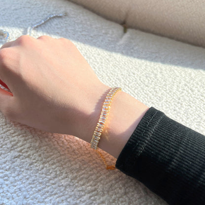 [Nova Jewelry]Exquisite Emerald Cut Daily Bracelet