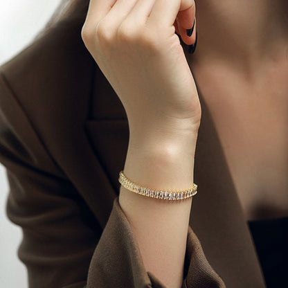 [Nova Jewelry]Exquisite Emerald Cut Daily Bracelet