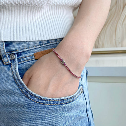 [Nova Jewelry]Dazzling Colorful Round Cut Daily Bracelet