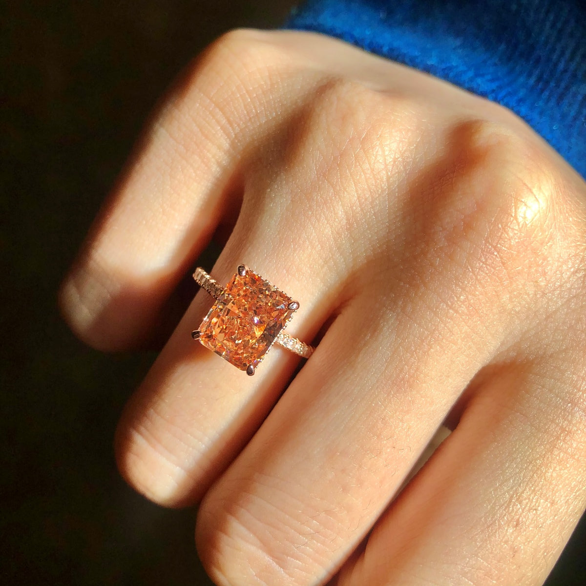 [Nova Jewelry]4.0 Carat Luxurious Engagement Ring