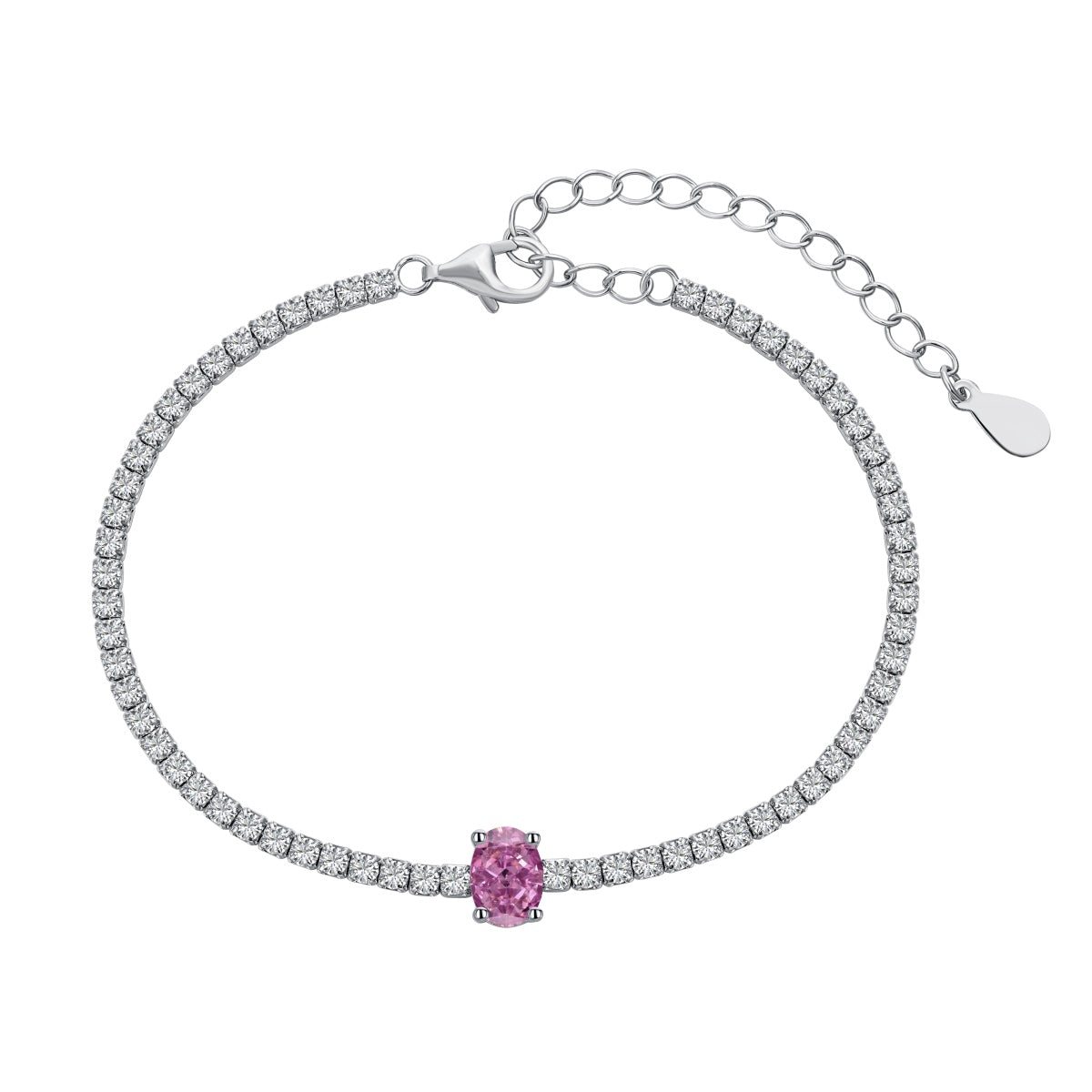 [Nova Jewelry]0.75 Carat Exquisite Oval Cut Daily Bracelet