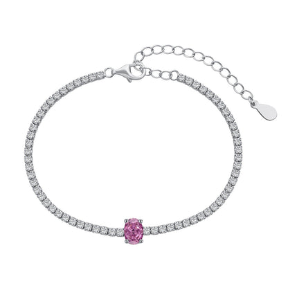 [Nova Jewelry]0.75 Carat Exquisite Oval Cut Daily Bracelet