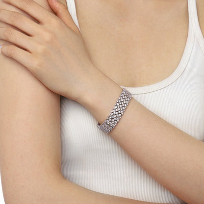 [Nova Jewelry]Ornate Elegant Round Cut Party Bracelet