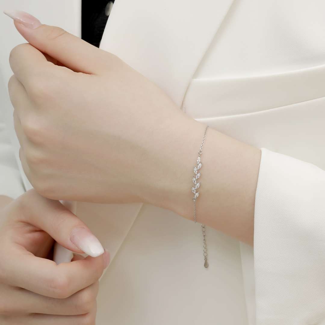 [Nova Jewelry]Elegant Wheat Leaves Shape Bracelet