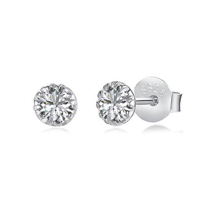 [Nova Jewelry]Sparkling Colorful Round Shape Earrings