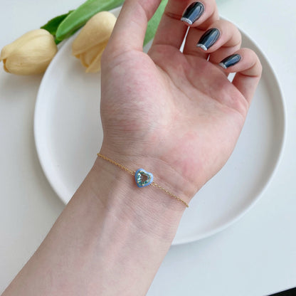 [Nova Jewelry]Sparkling Romantic Heart Shape Lover Bracelet