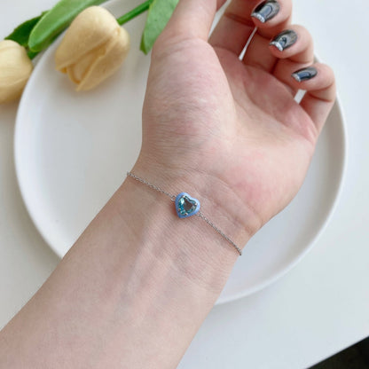 [Nova Jewelry]Sparkling Romantic Heart Shape Lover Bracelet