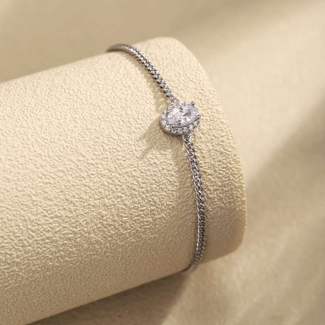 [Nova Jewelry]Exquisite Oval Shape Bracelet