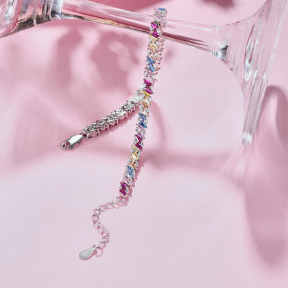 [Nova Jewelry]Ornate Sparkling Multi Cut Party Bracelet