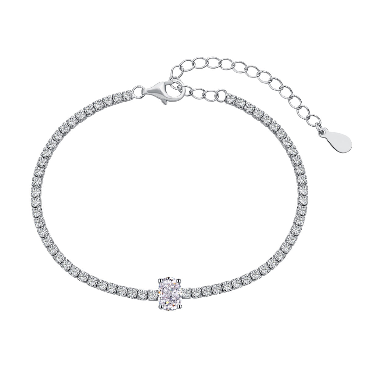 [Nova Jewelry]0.75 Carat Exquisite Oval Cut Daily Bracelet