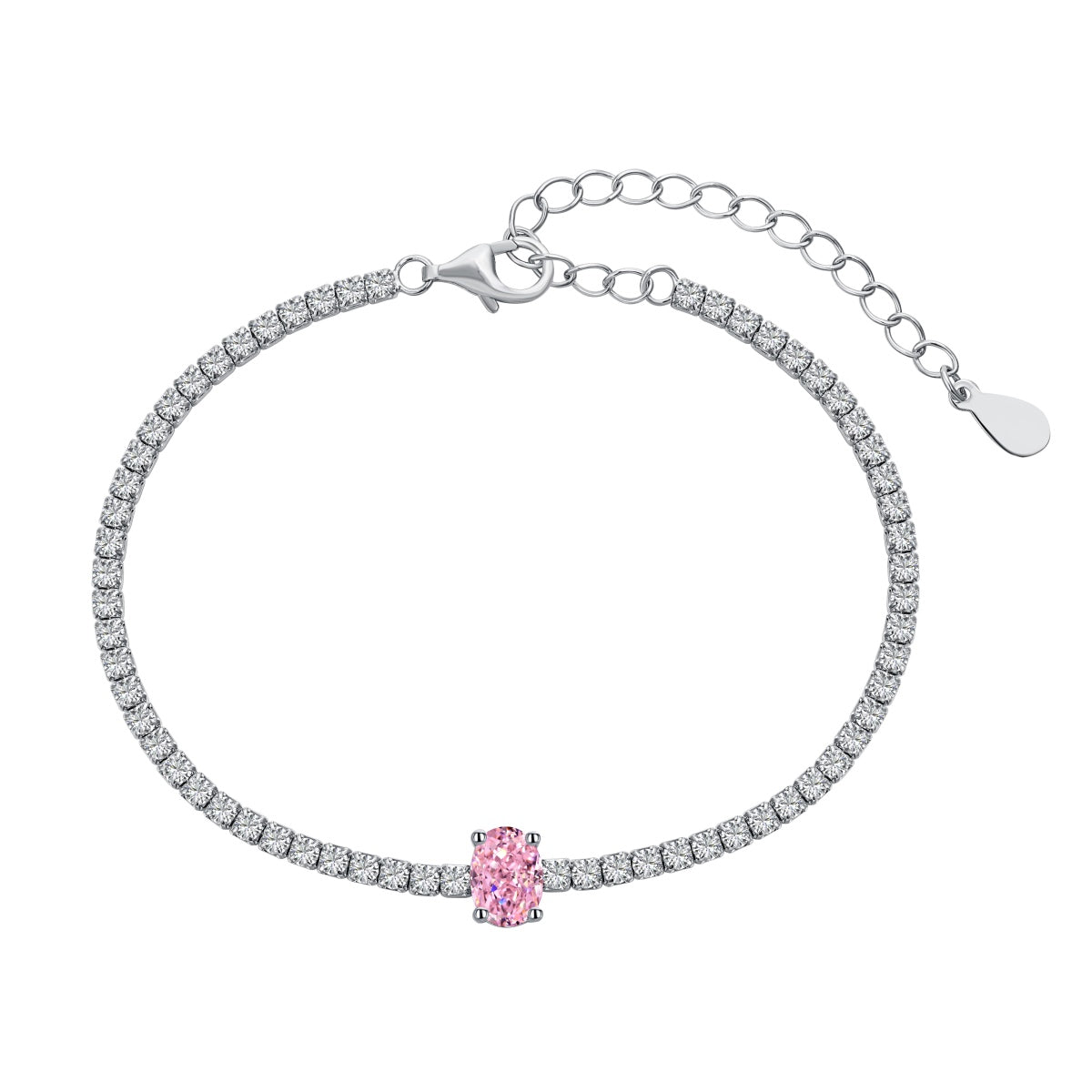 [Nova Jewelry]0.75 Carat Exquisite Oval Cut Daily Bracelet