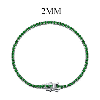 [Nova Jewelry]Radiant Colorful Round Cut Party Bracelet
