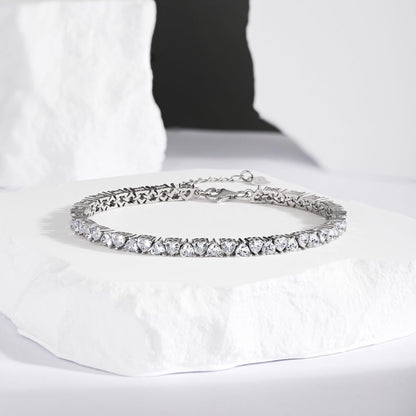 [Nova Jewelry]Dazzling Romantic Heart Shape Lover Bracelet