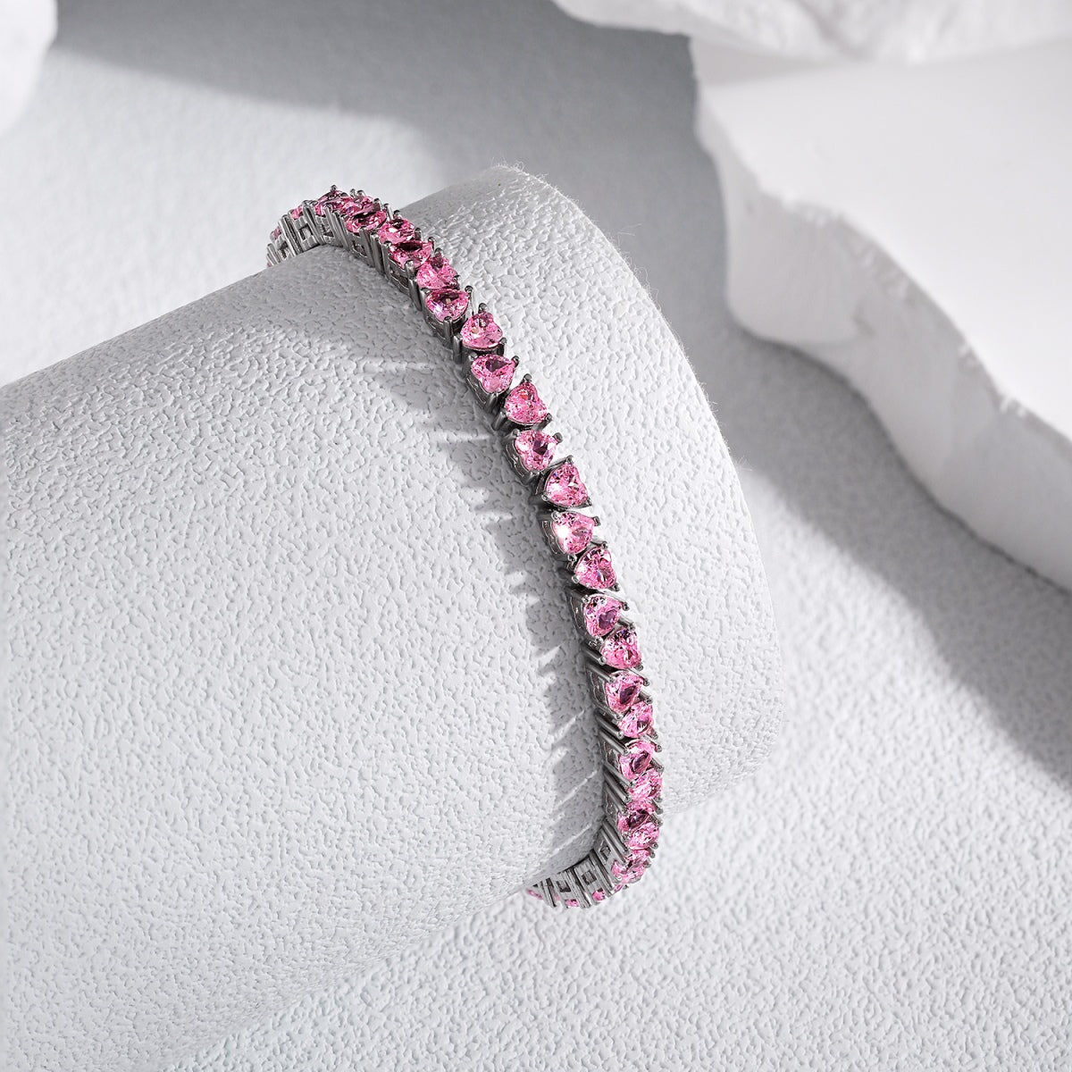 [Nova Jewelry]Dazzling Romantic Heart Shape Lover Bracelet