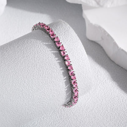 [Nova Jewelry]Dazzling Romantic Heart Shape Lover Bracelet
