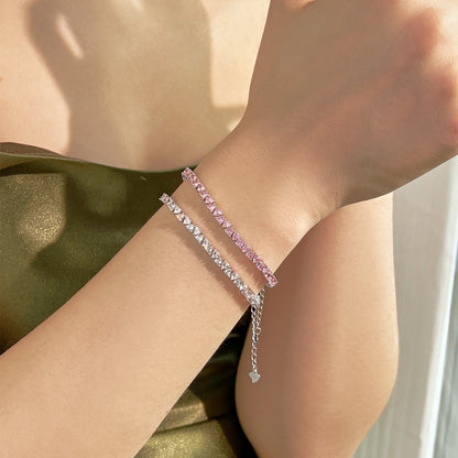 [Nova Jewelry]Dazzling Romantic Heart Shape Lover Bracelet