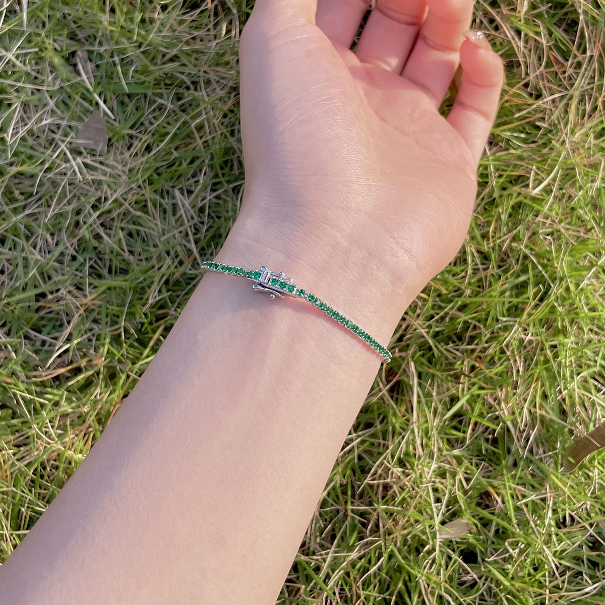 [Nova Jewelry]Radiant Colorful Round Cut Party Bracelet