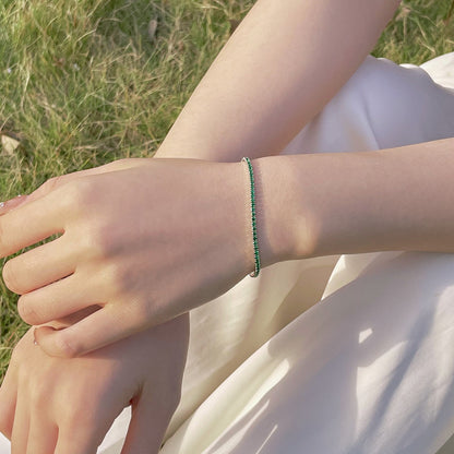 [Nova Jewelry]Radiant Colorful Round Cut Party Bracelet