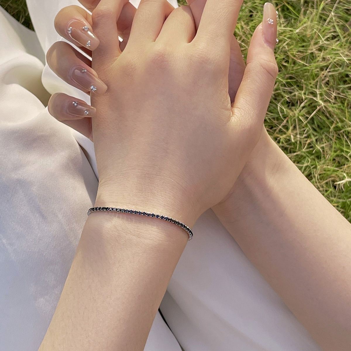 [Nova Jewelry]Radiant Colorful Round Cut Party Bracelet