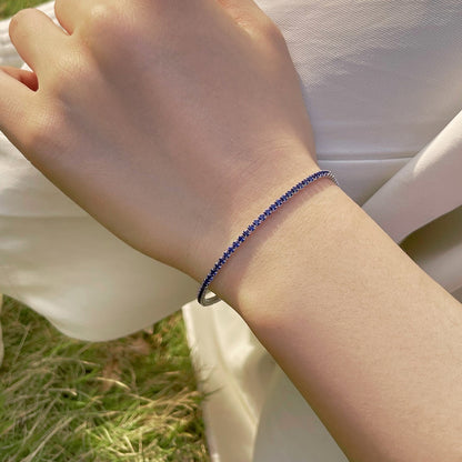 [Nova Jewelry]Radiant Colorful Round Cut Party Bracelet