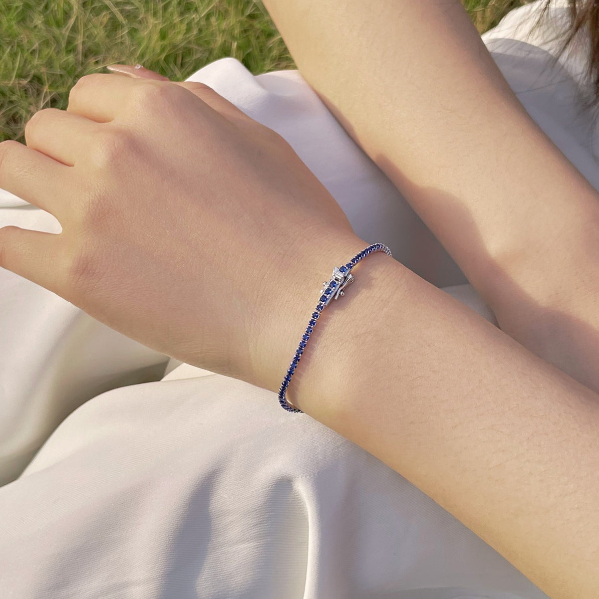 [Nova Jewelry]Radiant Colorful Round Cut Party Bracelet