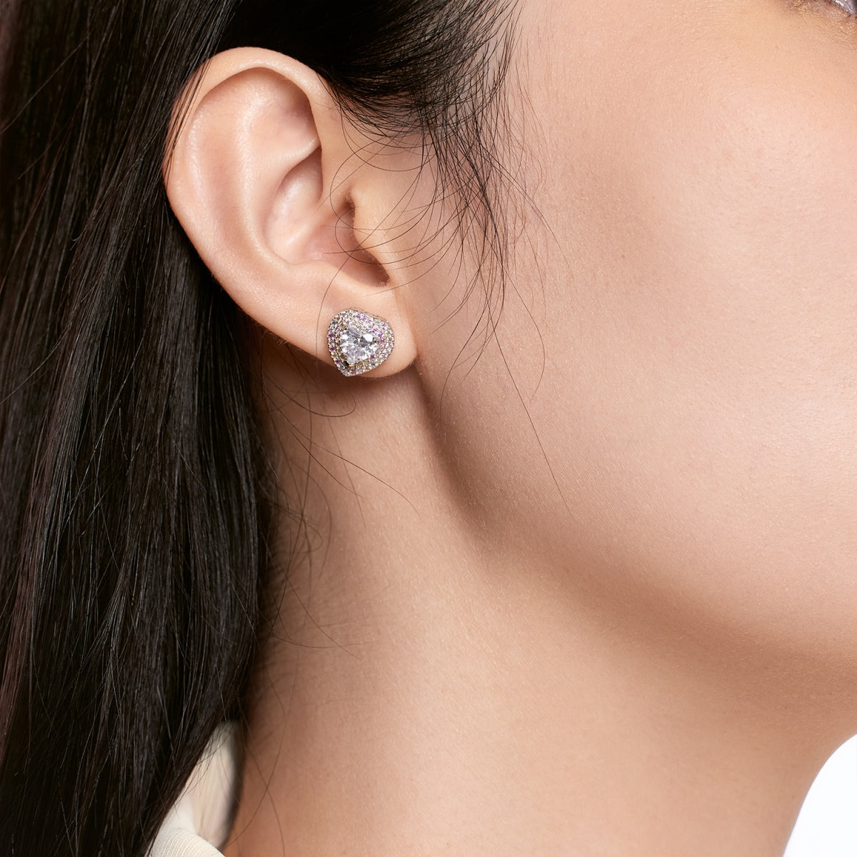 [Nova Jewelry]Dazzling Heart Shape Lover Earrings